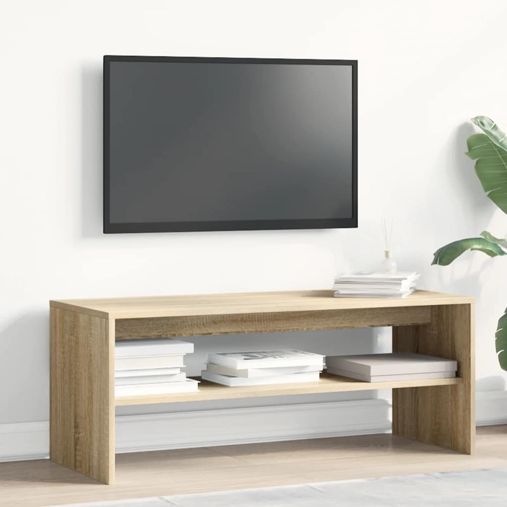 vidaXL TV skrinka farba dubu sonoma 100x40x40 cm drevotrieska