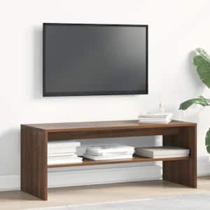 TV skříňka hnědý dub 100 x 40 x 40 cm kompozitní dřevo - obrázek 3