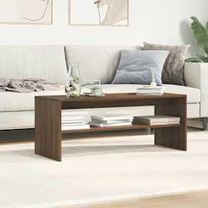 TV skříňka hnědý dub 100 x 40 x 40 cm kompozitní dřevo - obrázek 4