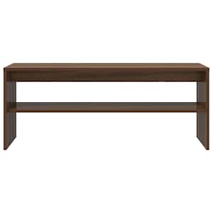 TV skříňka hnědý dub 100 x 40 x 40 cm kompozitní dřevo - obrázek 5