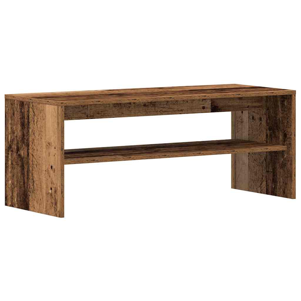 vidaXL TV stolek old wood 100 x 40 x 40 cm kompozitní dřevo