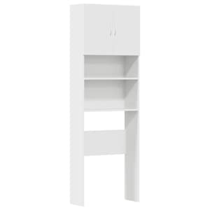 vidaXL pesumasina kapp Valge 64x24x190 cm Engineered Wood