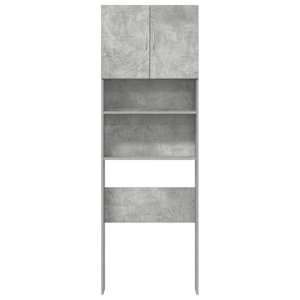 Skříňka na pračku Concrete Grey 64x24x190 cm Dřevěná konstrukce - obrázek 5