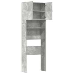 Skříňka na pračku Concrete Grey 64x24x190 cm Dřevěná konstrukce - obrázek 6