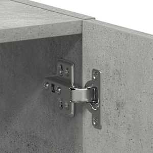 Skříňka na pračku Concrete Grey 64x24x190 cm Dřevěná konstrukce - obrázek 10