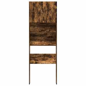 Skříňka na pračku Smoked Oak 64x24x190 cm Dřevěná konstrukce - obrázek 5