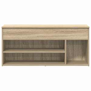 Botník dub sonoma 102x30,5x45 cm kompozitní dřevo - obrázek 4