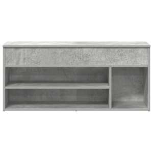 Botník betonově šedý 102x30,5x45 cm kompozitní dřevo - obrázek 4