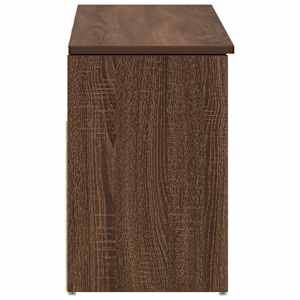 Lavice s botníkem hnědý dub 102x30,5x45 cm kompozitní dřevo - obrázek 5