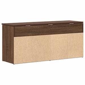 Lavice s botníkem hnědý dub 102x30,5x45 cm kompozitní dřevo - obrázek 6