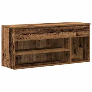 Botník old wood 102x30,5x45 cm kompozitní dřevo - obrázek 2