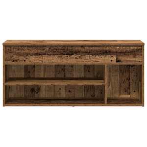Botník old wood 102x30,5x45 cm kompozitní dřevo - obrázek 4