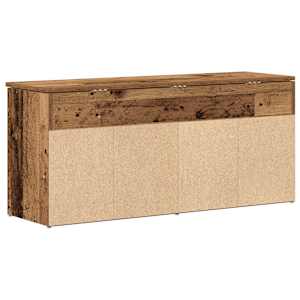 Botník old wood 102x30,5x45 cm kompozitní dřevo - obrázek 6