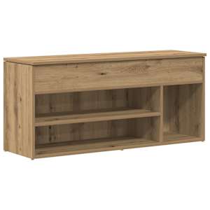 vidaXL jalatsipink, k&auml;sit&ouml;&ouml;tamm, 102x30,5x45 cm, tehispuit