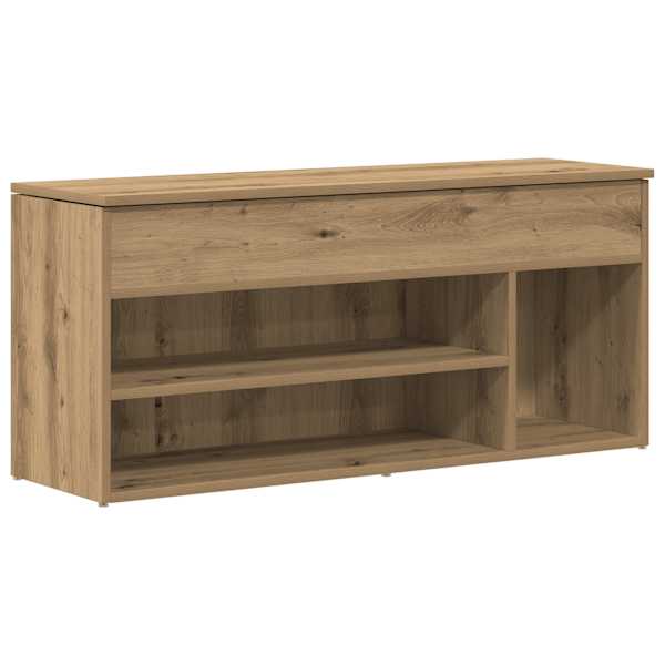 vidaXL jalatsipink, k&auml;sit&ouml;&ouml;tamm, 102x30,5x45 cm, tehispuit
