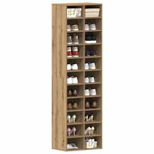 omara za čevlje Artisan Oak 54x34x183 cm inženirski les