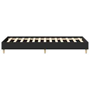 Rám postele bez matrace černý 100x200 cm Technické dřevo - obrázek 6