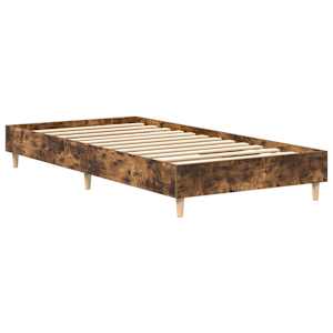 Rám postele bez matrace Smoked Oak 100x200 cm Engineered Wood - obrázek 7