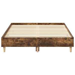 Rám postele bez matrace Kouřový dub 135x190 cm kompozitní dřevo - obrázek 5
