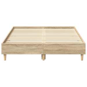 Rám postele bez matrace Dub Sonoma 120x190cm kompozitní dřevo - obrázek 5