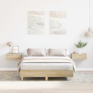 Rám postele bez matrace Dub Sonoma 120x190cm kompozitní dřevo - obrázek 1