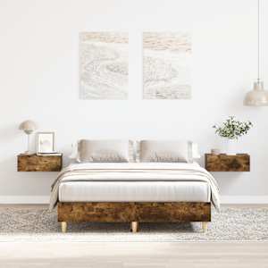 Rám postele bez matrace Kouřový dub 120x190 cm kompozitní dřevo - obrázek 1