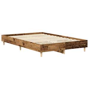 Rám postele bez matrace Staré dřevo 120x190 cm kompozitní dřevo - obrázek 4