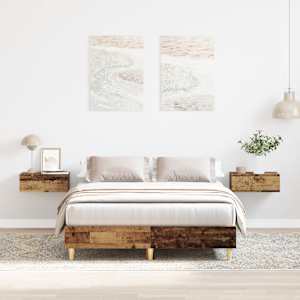Posteljni okvir brez vzmetnice star les 120x190 cm inženirski les