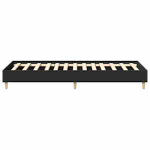 Rám postele bez matrace černý 75x190 cm Technické dřevo - obrázek 6