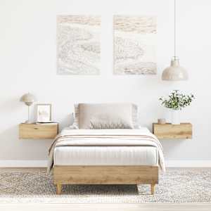Rám postele bez matrace Artisan Dub 75x190cm Dřevěné konstrukce - obrázek 1
