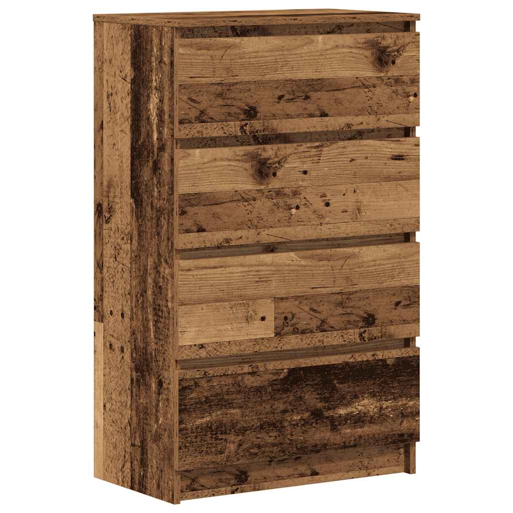 vidaXL Příborník Old Wood 60x35x98,5 cm Dřevěná konstrukce