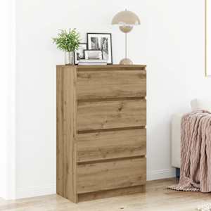 Bivak Artisan hrast 60x35x98,5 cm inženirski les