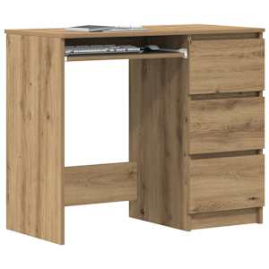 Pisalna miza Artisan Oak 90x45x76 cm Izoblikovan les