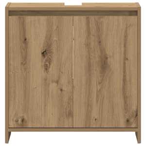 Koupelnová skříňka pod umyvadlo dub artisan 60x33x60cm kompozit - obrázek 5