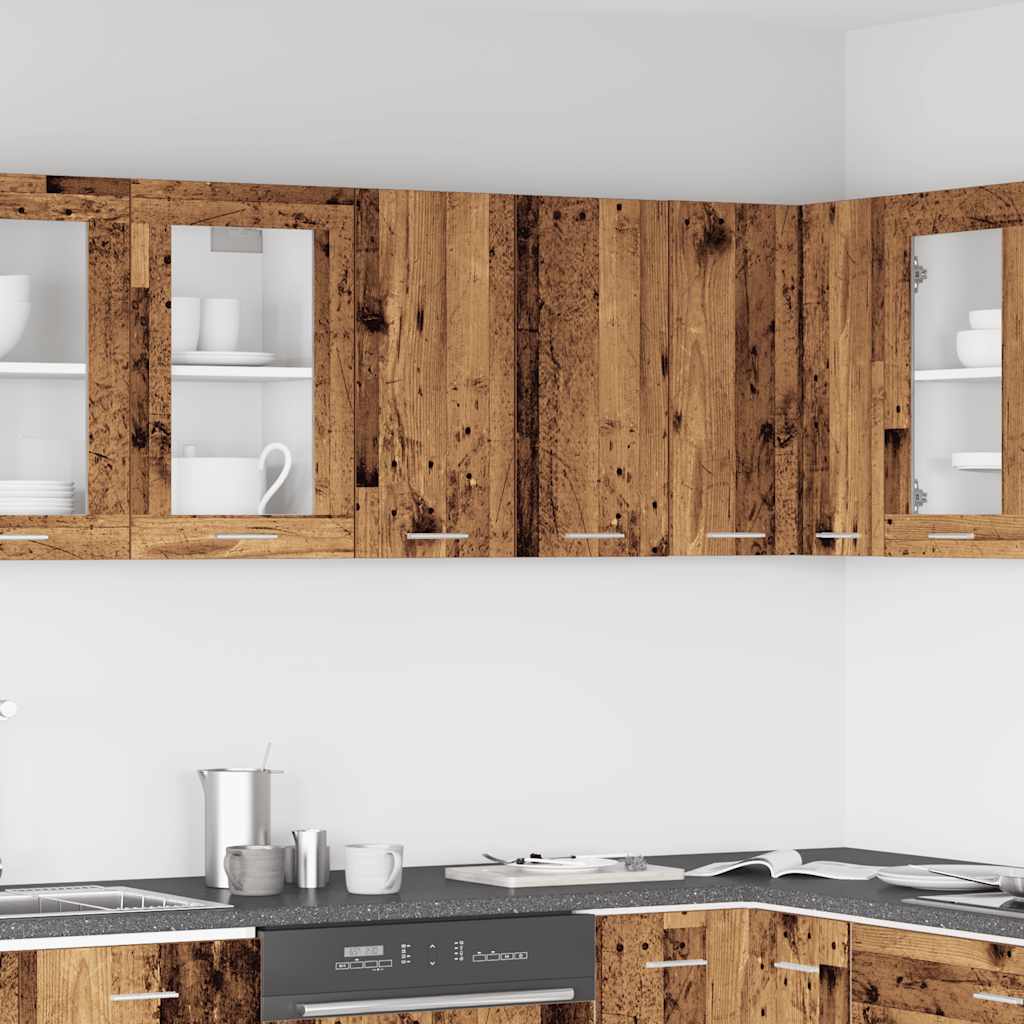 vidaXL Küchenwandschrank Lyon Altholz-Optik 60x31x60 cm Holzwerkstoff