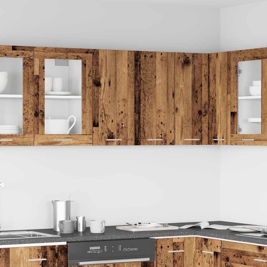 vidaXL Küchenwandschrank Lyon Altholz-Optik 60x31x60 cm Holzwerkstoff