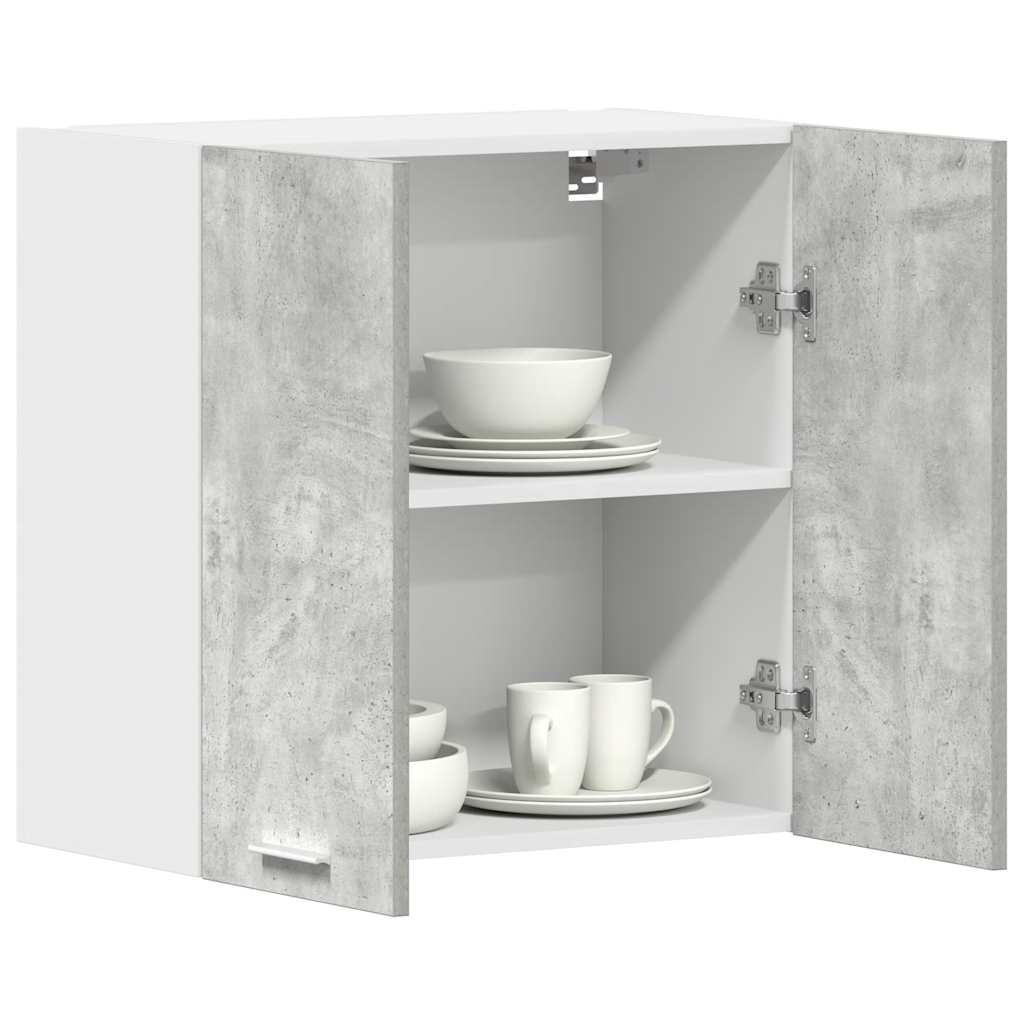 vidaXL Väggskåp för kök betonggrå 60x31x60 cm konstruerat trä