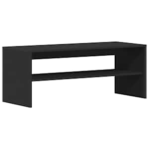 TV stolek černý 100 x 40 x 40 cm dřevotříska - obrázek 7