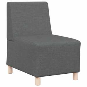 vidaXL mooduldiivan k&auml;etugedeta, tumehall, 55 cm, kangas
