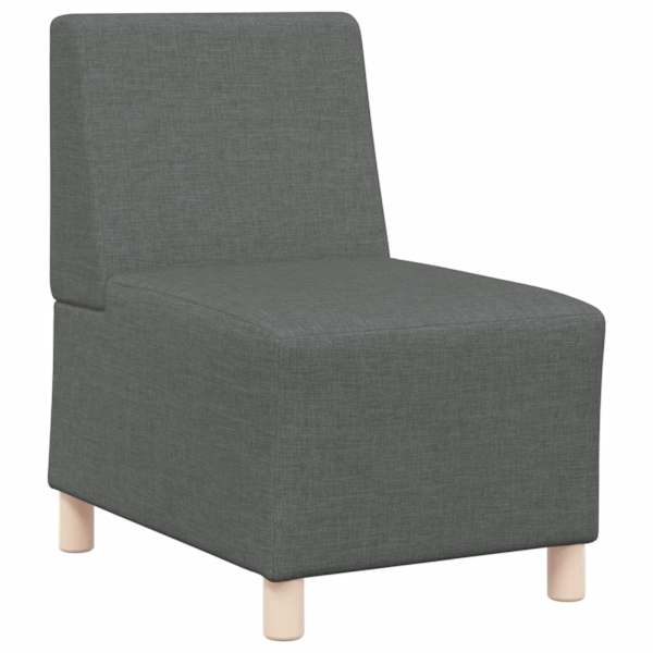 vidaXL mooduldiivan k&auml;etugedeta, tumehall, 55 cm, kangas