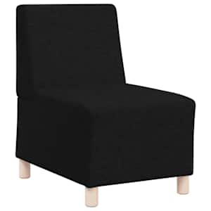 vidaXL mooduldiivan k&auml;etugedeta, must, 55 cm, kangas