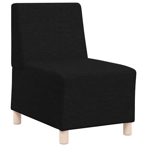 vidaXL mooduldiivan k&auml;etugedeta, must, 55 cm, kangas