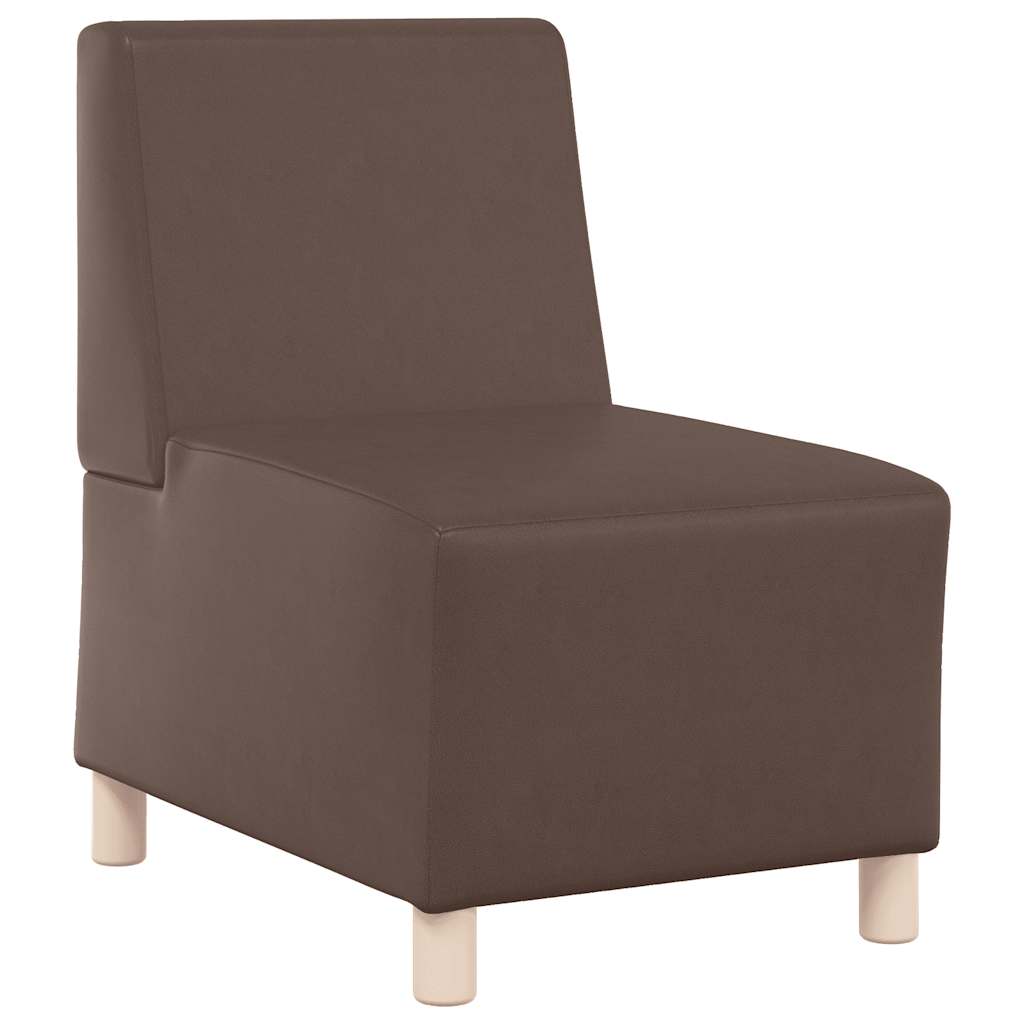 Thumbnail - vidaXL Sessel Braun 55 cm Kunstleder