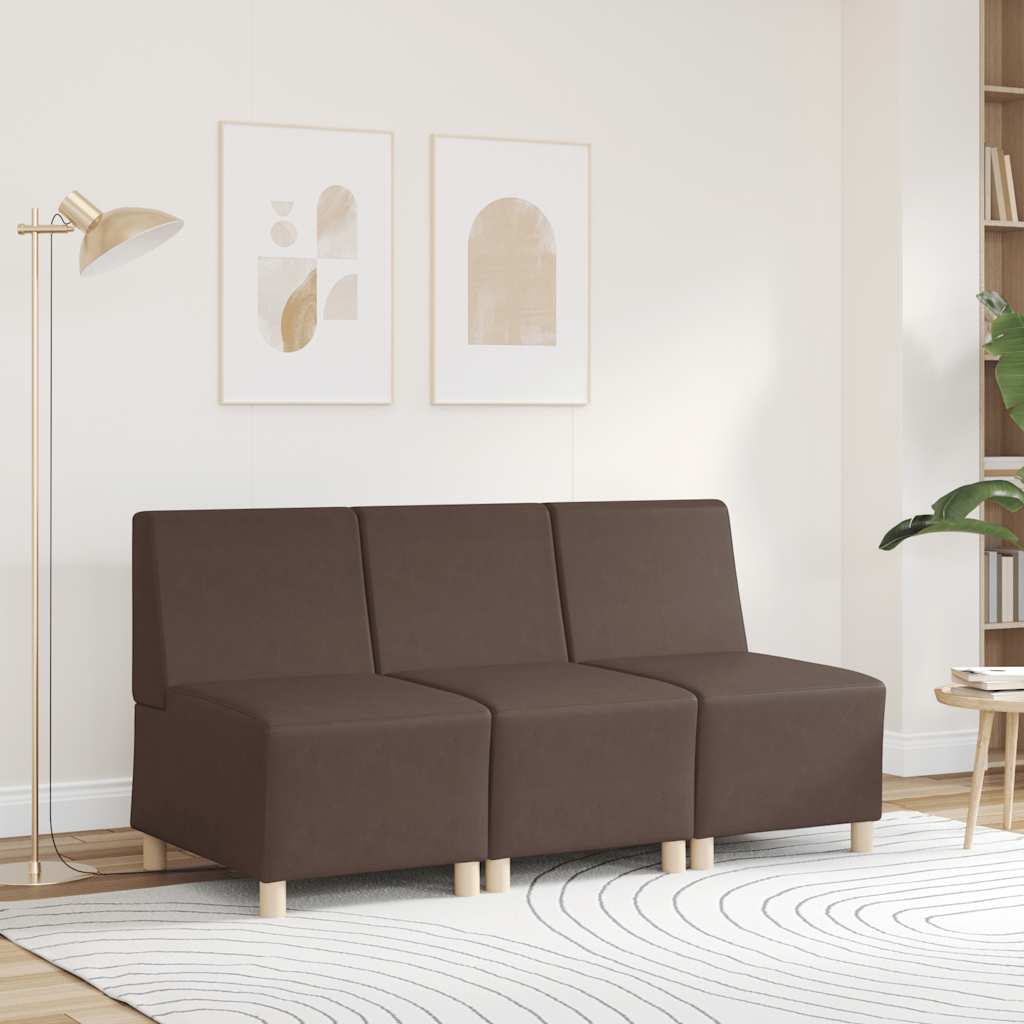 Thumbnail - vidaXL Sessel Braun 55 cm Kunstleder