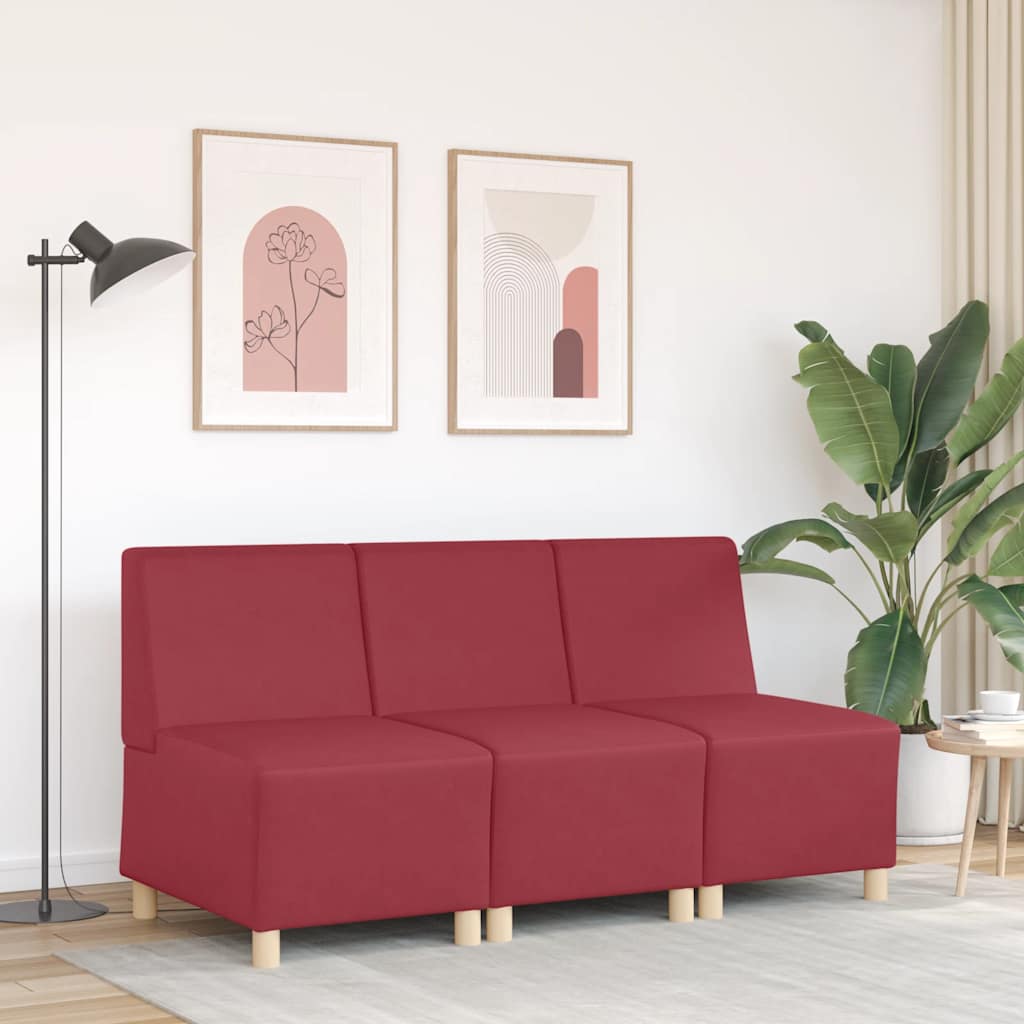 Thumbnail - vidaXL Sessel Weinrot 55 cm Kunstleder