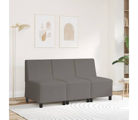 vidaXL | Unit&eacute; de Sofa Modulaire Sans Accoudoirs | Gris clair