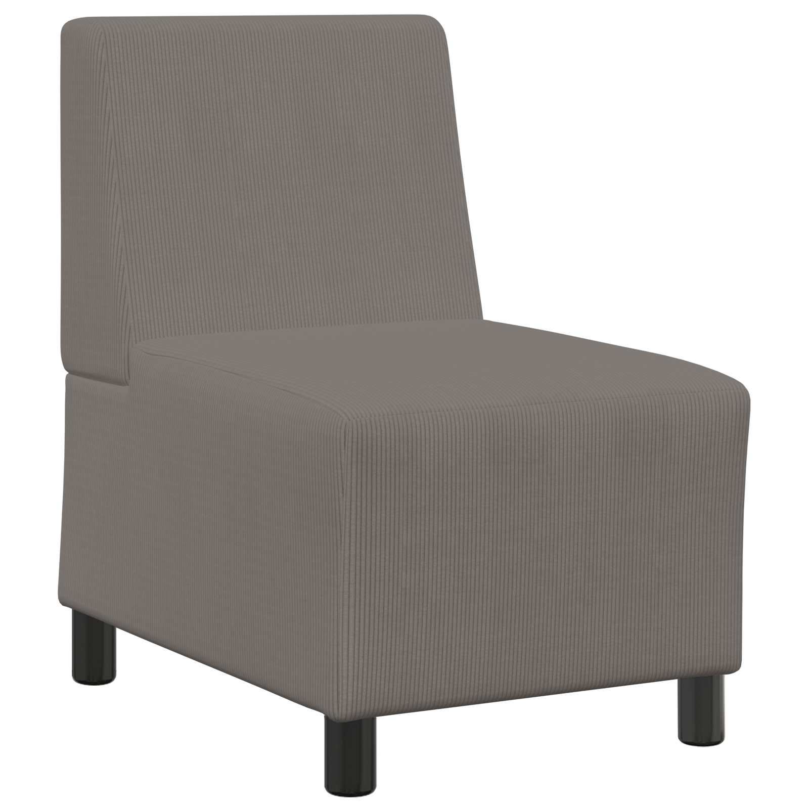 | Modułowa sofa bez podłokietników | Jasnoszary 55 x 74 x 82 cm