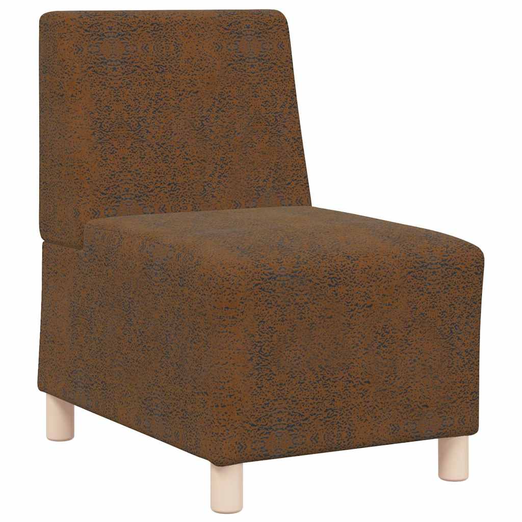 Thumbnail - vidaXL Sessel Braun 55 cm Wildleder-Optik