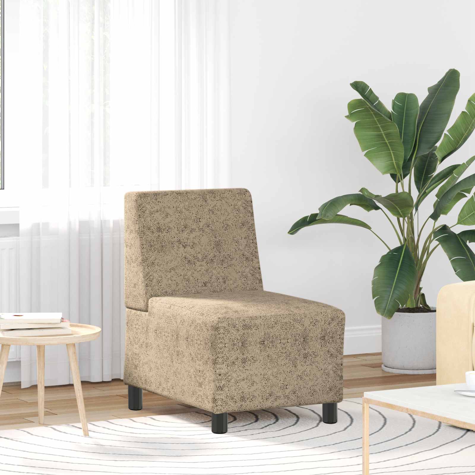 Thumbnail - vidaXL | Sofa Stuhl | mit Kissen Hellgrau 55 x 74 x 82 cm Faux Wildleder