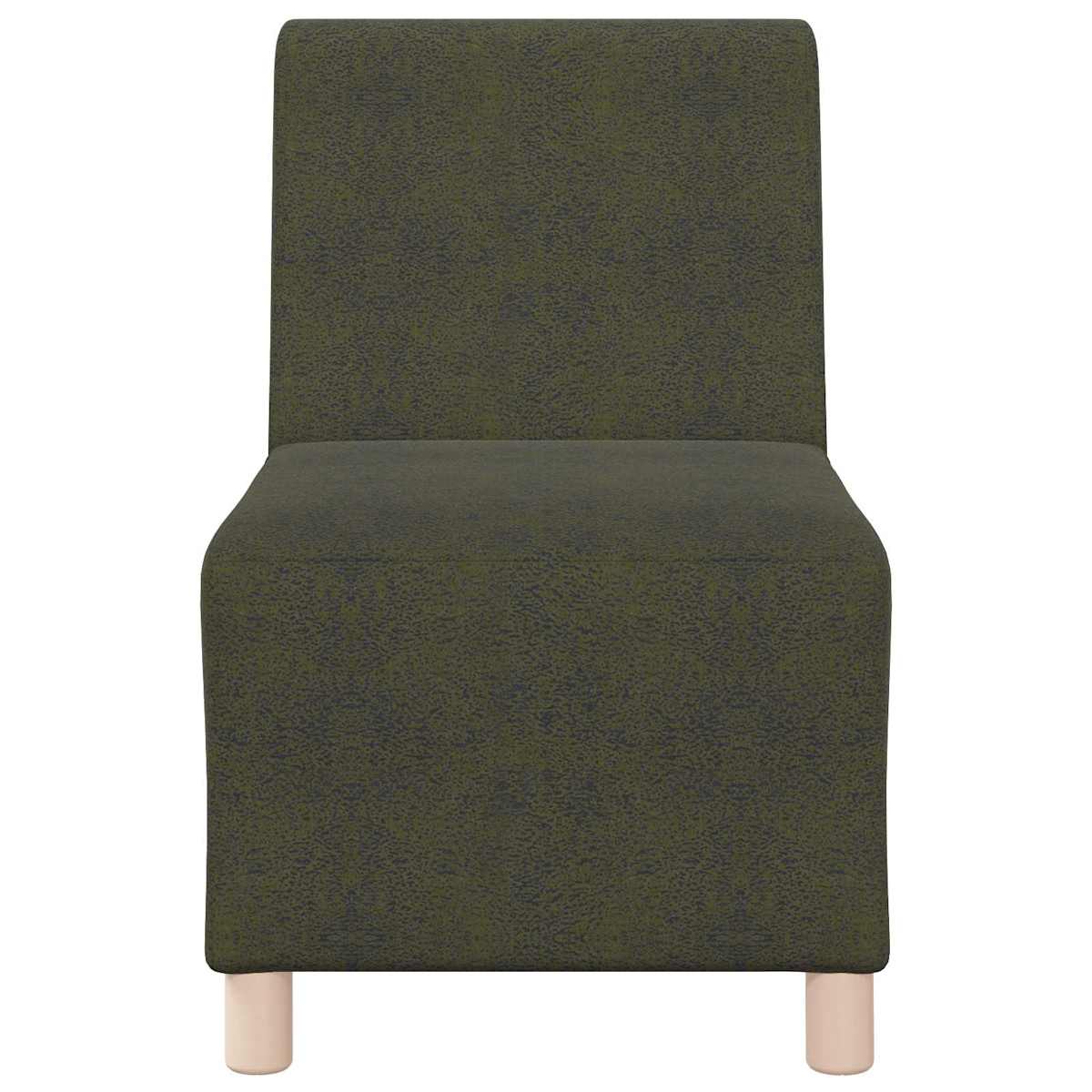 Sofastol uden armlæn 55 cm imiteret ruskind - Billede 2